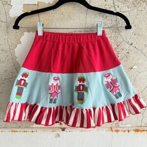 Lemon Loves Lime Nutcracker Skirt Ruffle Christmas Party Festive Holiday Girls 6